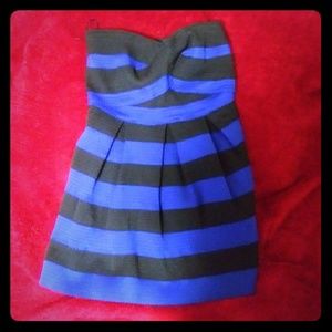 A cute blue and black dress